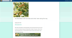 Desktop Screenshot of fruittreeslover.blogspot.com