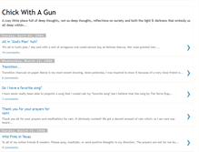 Tablet Screenshot of chickwithagun.blogspot.com