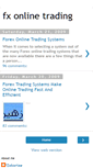 Mobile Screenshot of 7-fx-online-trading.blogspot.com