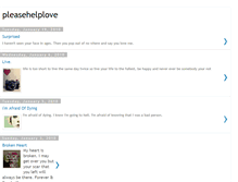 Tablet Screenshot of pleasehelplove.blogspot.com