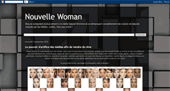 Desktop Screenshot of nouvellewoman.blogspot.com