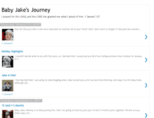 Tablet Screenshot of journey4jake.blogspot.com