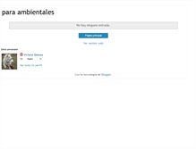 Tablet Screenshot of paraingenierosambientalesyafines.blogspot.com