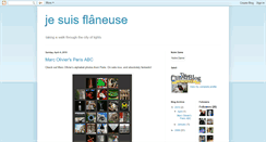 Desktop Screenshot of je-suis-flaneuse.blogspot.com