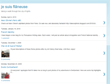 Tablet Screenshot of je-suis-flaneuse.blogspot.com