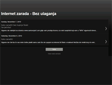 Tablet Screenshot of internetzarada-bezulaganja.blogspot.com