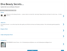 Tablet Screenshot of divabeautysecrets.blogspot.com