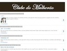 Tablet Screenshot of clubedomulherao.blogspot.com