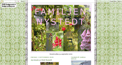 Desktop Screenshot of familjen-nystedt.blogspot.com