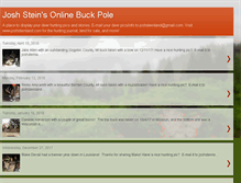 Tablet Screenshot of joshsteinlandbuckpole.blogspot.com