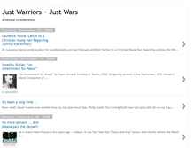 Tablet Screenshot of justwarriors.blogspot.com