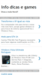 Mobile Screenshot of infodicasegames.blogspot.com