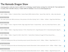 Tablet Screenshot of komododragonshow.blogspot.com