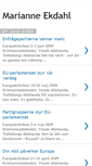 Mobile Screenshot of marianneekdahl.blogspot.com