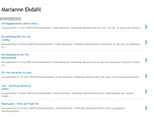 Tablet Screenshot of marianneekdahl.blogspot.com