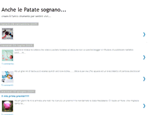 Tablet Screenshot of anchelepatatesognano.blogspot.com