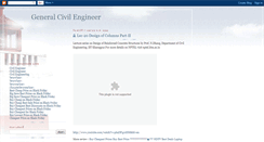 Desktop Screenshot of general-civil-engineering.blogspot.com