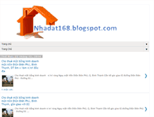 Tablet Screenshot of nhadat168.blogspot.com