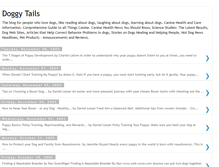 Tablet Screenshot of doggytails.blogspot.com