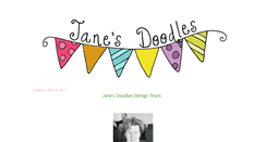 Desktop Screenshot of janesdoodles-designteam.blogspot.com