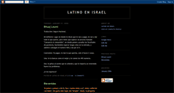 Desktop Screenshot of latinisrael.blogspot.com