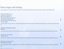 Tablet Screenshot of miningandmigas.blogspot.com
