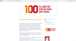 Desktop Screenshot of 100-escalada.blogspot.com