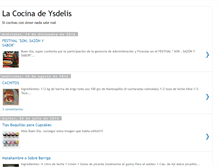 Tablet Screenshot of lacocinadeysdelis-ysdelis.blogspot.com