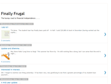 Tablet Screenshot of finallyfrugal.blogspot.com