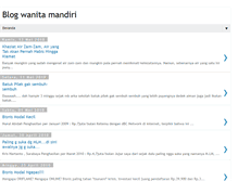 Tablet Screenshot of blogwanitamandiri.blogspot.com