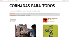 Desktop Screenshot of cornadasparatodos.blogspot.com