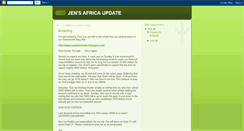 Desktop Screenshot of jensjourneytoafrica.blogspot.com