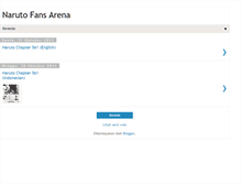 Tablet Screenshot of narutofansarena.blogspot.com