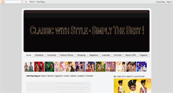 Desktop Screenshot of classicwstyle.blogspot.com