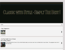 Tablet Screenshot of classicwstyle.blogspot.com