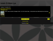 Tablet Screenshot of indahdimatalya.blogspot.com