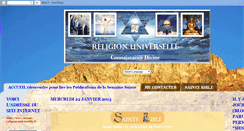 Desktop Screenshot of benoitegliseuniverselle.blogspot.com