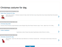 Tablet Screenshot of christmas-costume-for-dog.blogspot.com