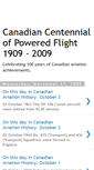 Mobile Screenshot of canadiancentennialofflight.blogspot.com