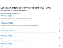 Tablet Screenshot of canadiancentennialofflight.blogspot.com