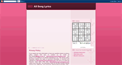 Desktop Screenshot of dummy-lyrics.blogspot.com