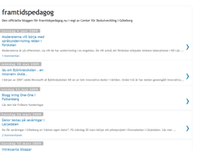 Tablet Screenshot of framtidspedagog.blogspot.com