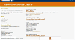 Desktop Screenshot of historiauniversalclase8.blogspot.com