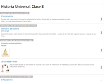Tablet Screenshot of historiauniversalclase8.blogspot.com