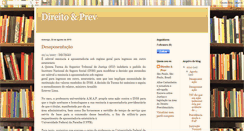Desktop Screenshot of direitoeprev.blogspot.com