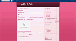 Desktop Screenshot of blog2paris.blogspot.com