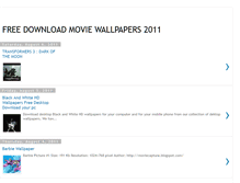 Tablet Screenshot of moviewallpapers2011.blogspot.com