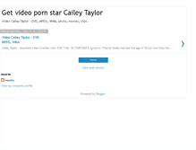 Tablet Screenshot of cailey-taylor-video.blogspot.com