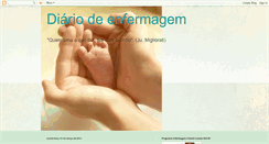 Desktop Screenshot of enfermagemdiario.blogspot.com