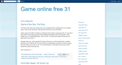 Desktop Screenshot of gamesonlinefree31.blogspot.com